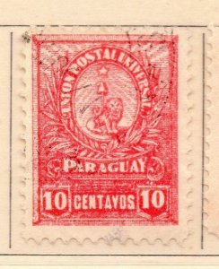 Paraguay 1901-02 Early Issue Fine Used 10c. 154884