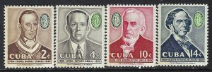 Cuba 599-602 MNH Z4849