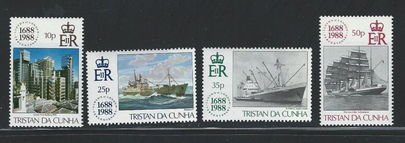 Tristan da Cunha    MNH SC#  439-442