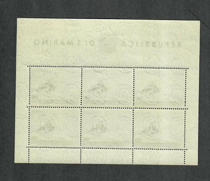 San Marino Sc#C90 M/NH, Sheet/6, Cv. $1250