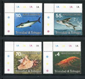 Trinidad & Tobago 388-391, MNH, 1983 Marine Life. x29414