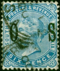 South Australia 1900 6d Blue SG085 Fine Used (3)