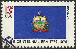# 1646 USED STATE FLAG VERMONT