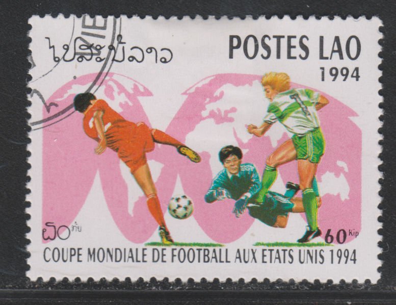 Laos 1166 World Cup Soccer 1994