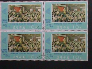 ​KOREA-1976- SC#1460 RESTORATION OF FATHERLAND 40TH ANNIVERSARY CTO BLOCK VF