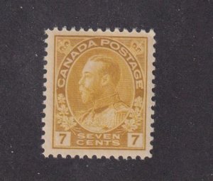CANADA # 113 VF-MNH KGV 7cts ADMIRAL NICE CLEAR MARGINS CAT VALUE $240 KIMSS30