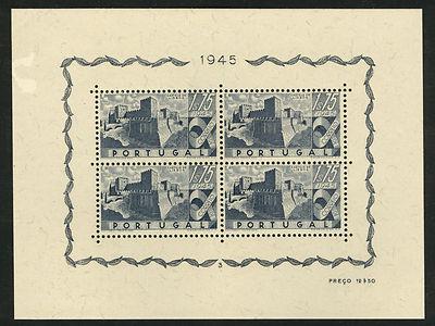 PORTUGAL Scott 667a MNH** 1946 Castle  sheet Afinsa Bloco...