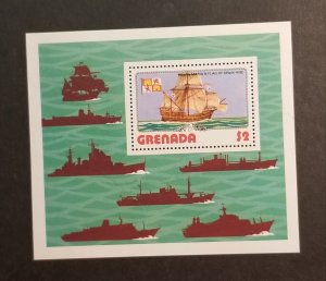 Grenada Ship $2 Souvenir Sheet Mint MNH z3817