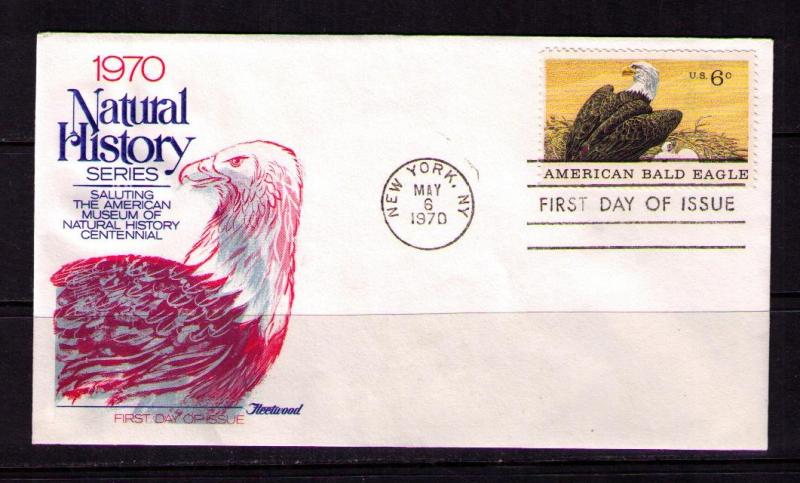 US Sc# 1387 FDC American Bald Eagle Nest Fleetwood