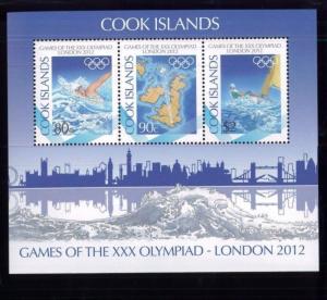 COOK ISLANDS #1415a Souvenir Sheet MNH 2012 London Olympic Games - 45