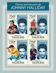 2013 TOGO MNH. JOHNNY HALLYDAY   |  Michel Code: 4971-4974