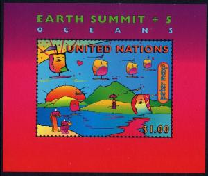 708 United Nations 1997 Earth Summit 5th Anniv. SS MNH