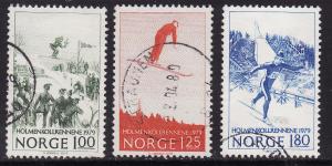 Norway #741-43 F-VF Used Ski Competitions
