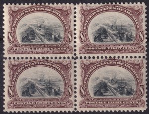 #298 Mint NH, F-VF, Block of 4 (CV $1,020+) (CV $230 - ID30403) - Joseph Luft