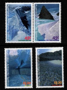 AUSTRALIA Antarctic Territory Scott L98-L101 MNH** Icee scape set