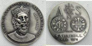 MEDALLA COMTE DE BARCELONA. ALFONS I EL CAST 1162-1196. ASOCIACIO...
