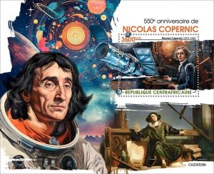 2024/01 - CENTRAL AFRICAN  - NICOLAUS COPERNICUS         1V    MNH **