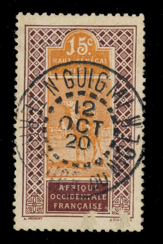 Ht-SENEGAL-&-NIGER - 1916 - CAD N'GUIGMI / TERRITOIRE DU NIGER SUR N°23