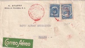 1924, Medellin to Bogota, Colombia, SCADTA, See Remark (43939)