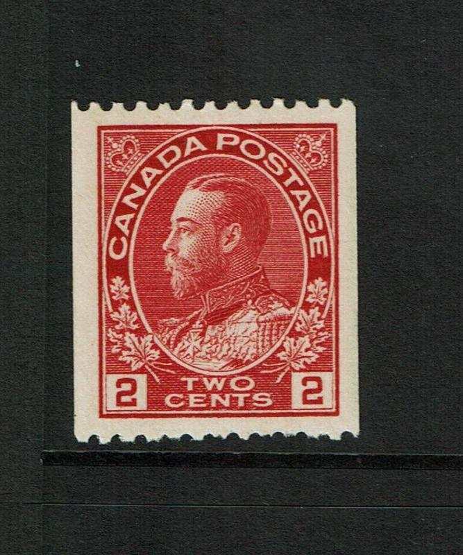 Canada SC# 124, Mint Hinged, Hinge Remnant, minor ink remnant on back - S8492