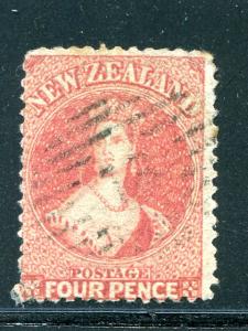 New Zealand  #34  used  Cat $300 - Lakeshore Philatelics