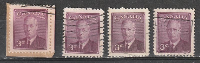 #286 Canada Used George VI