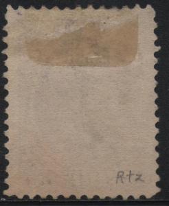 US Scott #218 Perry 90c, Sound Key Value Nice Stamp, Red London Cancel