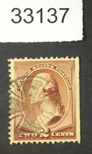 US STAMPS  #210 USED LOT #33137