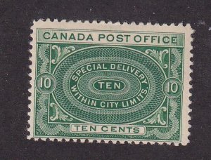 CANADA # E1-E1a FVF-MLH BLUE GREEN,GREEN SHADES 10cts SPECIAL DELIVERIES CV $160