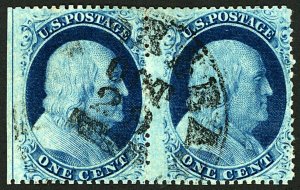 U.S. #24 USED PAIR