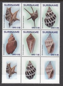 Suriname 1507 Seashells MNH VF