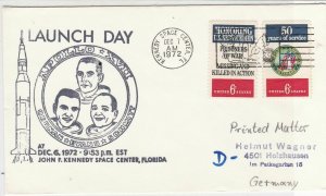 United States 1972 Launch Day Picture Veterans & Prisoners Stamps Cover ref22797