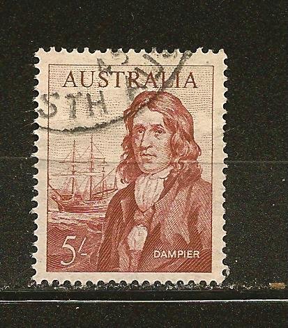 Australia SC#375 Dampier 5SH Used