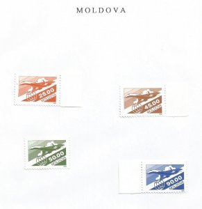 MOLDOVA - 1993 - Air Mail - Perf 4v Set - M N H