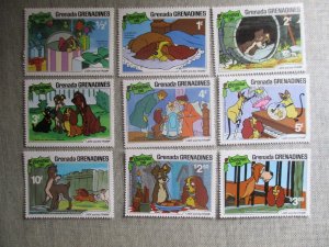 Grenada Grenadines, Scott#450-458,MNH