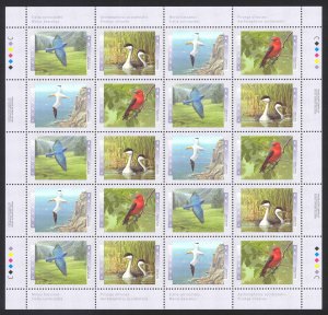 Canada Sc# 1634a MNH Pane/20 (inscribed) 1997 45c Birds of Canada