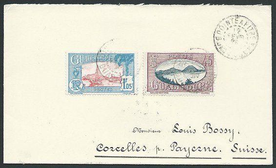 GUADELOUPE 1929 cover Pointe a Pitre to Switzerland........................46775