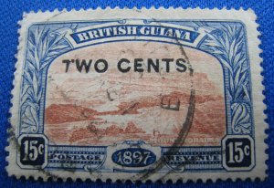 BRITISH GUIANA 1898  -  SCOTT # 156    USED     (b16)