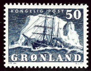 Greenland #35 Mint VF  SCV$52.50.. Typical Ink spots!