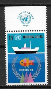 UN Geneva 45 Law of the Sea with MI tab MNH