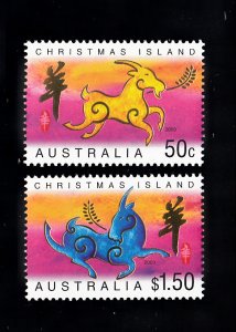 Christmas Islands Scott #440-441 MNH