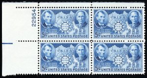 US Stamps # 906 MNH XF Plate Block Of 4