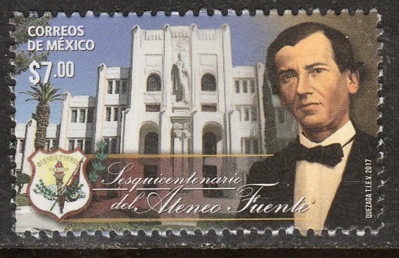 MEXICO 3071, SESQUICENTENNIAL ATENEO FUENTE UNIVERSITY. VF MNH