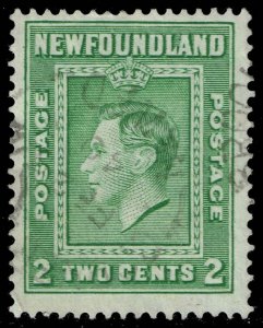 Newfoundland #245 King George VI; Used