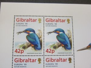 Gibraltar 1999 Sc 796 Bird sheet(10) MNH