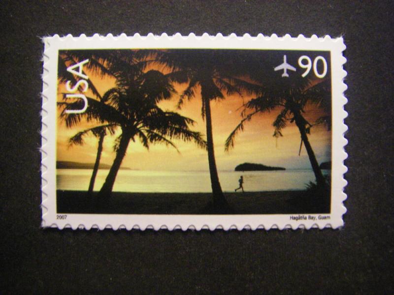 Scott C143, 90c Hagatna Bay, Guam, MNH single, Airmail Scenic Landscapes