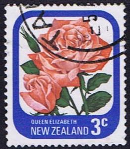 New Zealand 1975 SG1088 3c rose