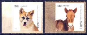 Iceland 2019 Domestic Animals Dogs Horses Mi. 1581/2 MNH