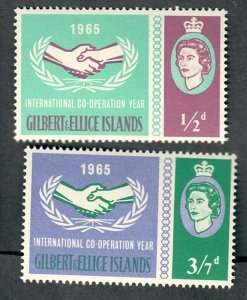 Gilbert and Ellice Islands #104 - 105 set of MNH singles