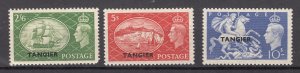 J43815 JLStamp 1950-1 great britain office in morocco hv,set wmk259 mlh #556-8